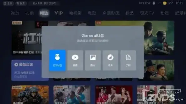 打开U盘